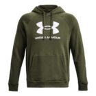 UA Rival Fleece Logo Zelena Dukserica